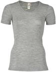 Engel Damen Kurzarm Unterhemd,Grey Melange,EU 34/36