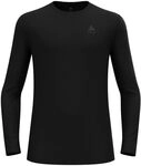 Odlo Herren Merino 160 Baselayer Crew Longsleeve Laufbekleidung Longsleeve Black -