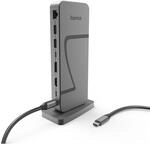 Hama USB C Docking Station, USB 4, 10 Ports