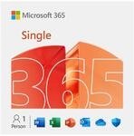 Microsoft 365 Single - Abonnement-Lizenz (1 Jahr) - 1 Benutzer, bis zu 5 Ger&auml;te