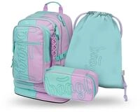 Baagl Schulrucksack Set M&auml;dchen 3 Teilig - Schultasche ab 3. Klasse - Grundschule