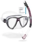 CRESSI Combo Big Eyes+Alpha UD Black/Pink - Kombo Set Maske Big Eyes Evo und