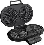 Princess Herzf&ouml;rmiges Waffeleisen, 10 Waffeln pro Backvorgang, 1200W,Thermostat,