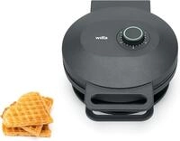 Wilfa JOY Single Waffeleisen I 900 Watt I 18cm gro&szlig;e Herzwaffeln I 5 Temperaturmodi