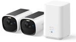 eufy Security eufyCam E40 2-Kamera-Set mit Homebase 2, kabellose 2K Solarkamera f&uuml;r