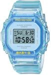 Casio Baby-G Summer Jelly (42,1 mm) blaues digitales Zifferblatt/blaues Harzarmband