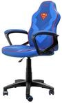 GXTrust 703SM Revvo Superman Lizenziert Gaming Stuhl f&uuml;r Kinder 4-12 Jahren,
