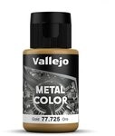 Vallejo Metal Color Acrylfarbe Gold Realistischer Effekt, 32 ml, f&uuml;r Airbrush...