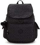 Kipling City Pack Mittelgro&szlig;er Rucksack, Signature Emb (Schwarz)