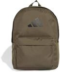 adidas Unisex Classic 3Bars Backpack, olive strata/black, One Size