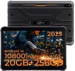 HOTWAV R10 Pro Tablet Outdoor, 10,1 Zoll HD+ Rugged Tablets, 20GB+256GB/2TB 10800mAh