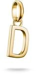 THOMAS SABO Charm Club Connect Charm-Anh&auml;nger Buchstabe Recyceltes 925 Silber