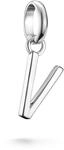 THOMAS SABO Charm Club Connect Charm-Anh&auml;nger Buchstabe Recyceltes 925 Silber