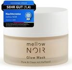 mellow NOIR Glow Mask 50ml | t&auml;gliche Nachtcreme | Reduziert sichtbare Poren &