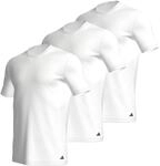 Adidas Herren Unterw&auml;sche Crew Neck Shirt (3PK) - Active Core Cotton