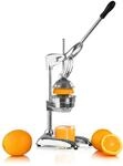 Mahlzeit Edelstahl Saftpresse manuell | Hebel Zitruspresse | Handpresse,