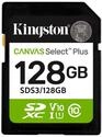 Kingston Canvas Select Plus SD Speicherkarte 128GB SDXC Gen3 150MB/s C10 UHS-I...