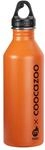 coocazoo Edelstahl-Trinkflasche, Orange, Drehverschluss, aus Edelstahl, ohne
