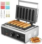 VEVOR kommerzieller Waffeleisen Waffel Maker 6-teilig 1500 W,...