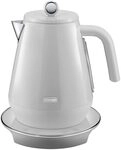 Delonghi Eclettica KBY2011.W Wasserkocher mit einstellbarer Temperatur