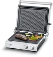 CASO SteakChef - Doppel-Kontaktgrill, Antihaftbeschichtung, 100-220&deg;C