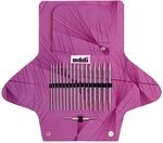 Addi Lace Long Etui, Metall, Purple/Pink/Silver, 25 x 17 x 3.5 cm