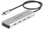 DeLOCK USB-Hub USB 10 Gbps USB Type-C Hub mit 4 x USB Type-C Buchse