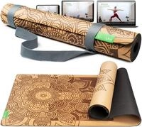 BACKLAXX&reg; Yogamatte Kork mit Naturkautschuk | FAZ Testsieger 05/2026 | Yoga Matte