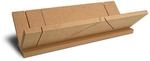 DECOSA Gehrungslade MDF - 51 x 22,4 x 11 cm - Schneidlade in Braun