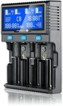 everActive Ladeger&auml;t f&uuml;r 4 zylindrische Li-Ion und NI-MH, professionell, schnell,