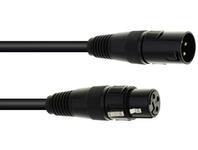 EUROLITE DMX Kabel XLR 3pol 10m sw | Hochwertiges DMX-Kabel