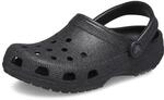 Crocs Classic Glitter Clog 38-39 EU Black Glitter
