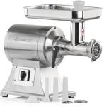 Mahlzeit Edelstahl Fleischwolf elektrisch | Silber | 450W - 75kg/h | Meat Grinder