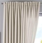Vorhang Verdeckte Schlaufen Cationic &raquo;JENA&laquo; HxB 250x300 cm Sand Blickdicht Leinen