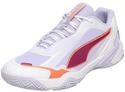 PUMA Unisex Solarstrike W+ 4 Hallenturnschuh, White Heat Fire Lilac Crush Berry, 36