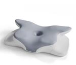 Juskys Nackenkissen 1er Set - Ergonomisches Kopfkissen mit Memory-Foam,
