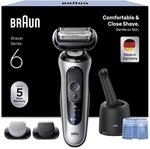 Braun Series 6 Elektrorasierer Herren, Rasierapparat mit 60 Min. Akku, 4in1 SmartCare
