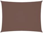 vidaXL Sonnensegel Oxford-Gewebe Rechteckig 3x6 m Braun