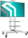 ONKRON TV St&auml;nder rollbar f&uuml;r 40-70 Zoll Fernseher, max Last 60,5 kg,