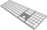 Matias Wireless USB-C Keyboard Mac german silver