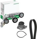 INA 529 0148 30 Wasserpumpe + Keilrippenriemensatz mit Dichtung...
