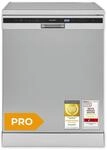 Exquisit GSP56314-030C Geschirrsp&uuml;ler freistehend 60 cm Sp&uuml;lmaschine Silber