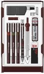rOtring Isograph Fineliner Master Set | mit Zirkel | 0,1 mm/ 0,3 mm/ 0,5 mm | 3