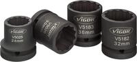 Vigor Kraft-Steckschl&uuml;ssel-Satz (Vierkantantrieb 20 mm (3/4 Zoll),