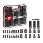 Einhell XL-CASE 32-tlg. KFZ-Impact-Stecknuss- und Bit-Set | Kraftbits | Steckn&uuml;sse 