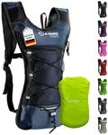 SASMO&reg; Laufrucksack 6L (Blau) mit Thermofach | Lauf Rucksack - Ultraleicht 300g 