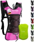SASMO&reg; Laufrucksack Damen 6L (Pink) mit Thermofach | Lauf Rucksack - Ultraleicht