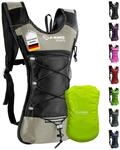 SASMO&reg; Laufrucksack 6L (Sand) mit Thermofach | Lauf Rucksack - Ultraleicht...