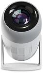 PRIXTON Beamer Matisse, Tragbarer Projektor mit WiFi, 5800 Lumen und 200 ANSI Lumen,