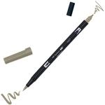 Tombow ABT-N57 Fasermaler ABT Dual Brush Pen mit zwei Spitzen, warm grau 5, AB-TN57,